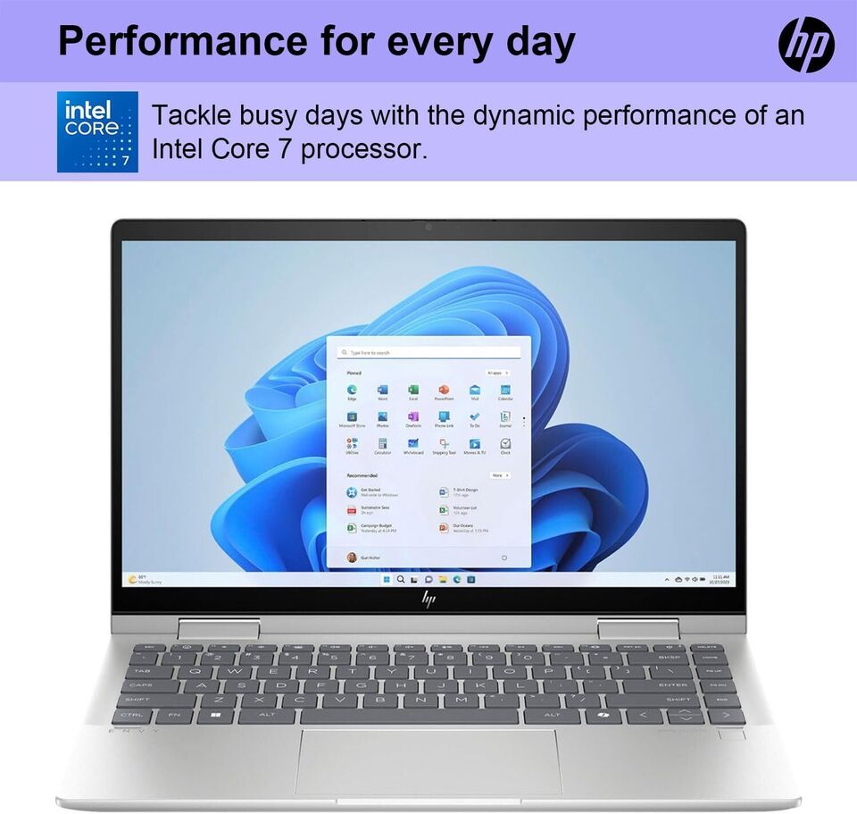 New HP ENVY x360 2-in-1 14" FHD Touch Core 7 150U 16GB 2TB SSD FPReader Webcam - Image 10
