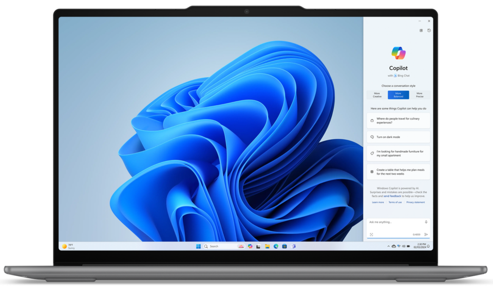 Lenovo Yoga Slim 7 15.3" 2.8K 120Hz Touch Core Ultra 7 256V 16GB 512GB SSD IRCAM - Image 4