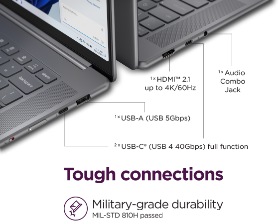 Lenovo Yoga Slim 7 15.3" 2.8K 120Hz Touch Core Ultra 7 256V 16GB 512GB SSD IRCAM - Image 5