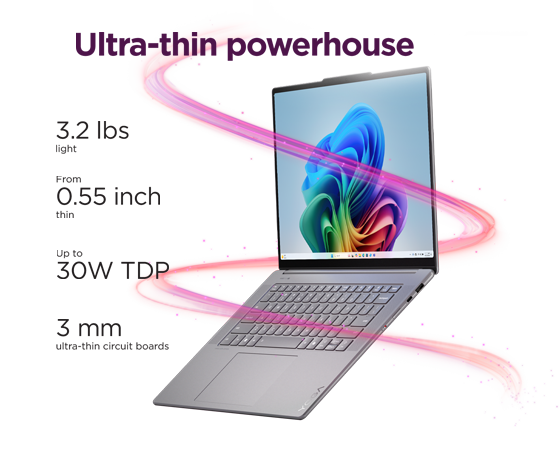 Lenovo Yoga Slim 7 15.3" 2.8K 120Hz Touch Core Ultra 7 256V 16GB 512GB SSD IRCAM - Image 17