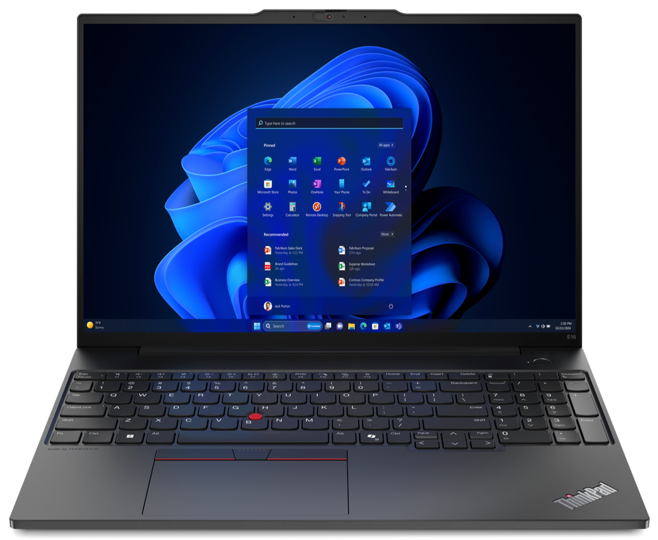 Lenovo ThinkPad E16 Gen 2 16" FHD+ Ryzen 5 7535U 16GB 512GB SSD CAM FPR Win11Pro - Image 2