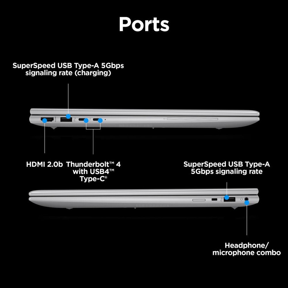 HP ZBook Firefly G11 14" WUXGA Core Ultra 7 165U 32GB 1TB SSD IR Cam FPReader - Image 6