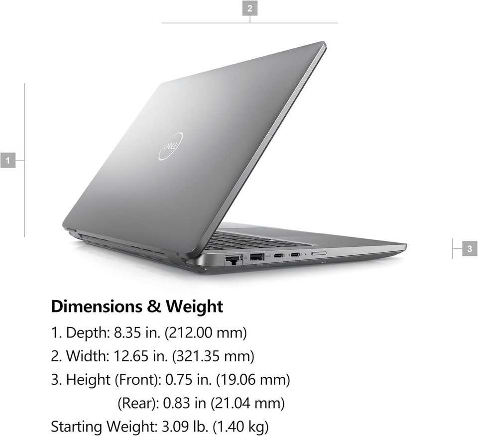 New Dell Latitude 5450 14" FHD Core Ultra 5 135U 16GB 1TB SSD IR FPR 4G Capable - Image 11