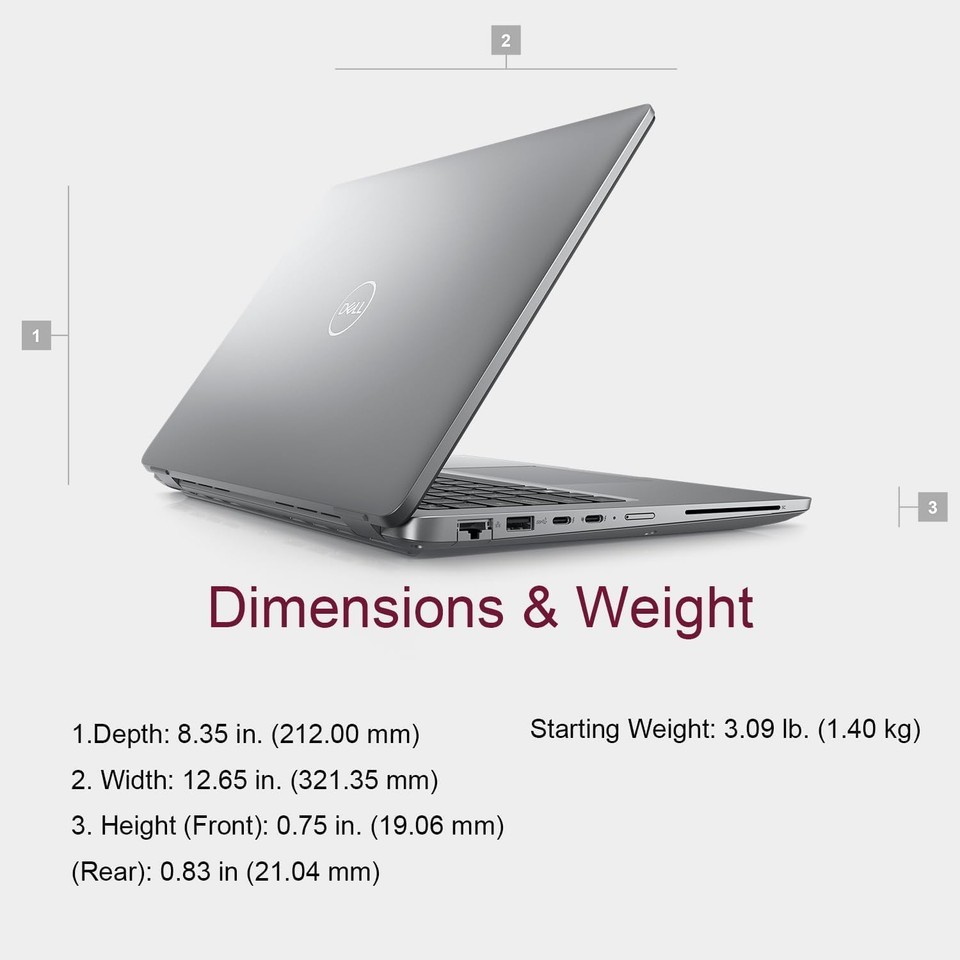 New Dell Latitude 5450 14" FHD Core Ultra 5 135U 32GB 1TB IR CAM FPR 4G Capable - Image 17