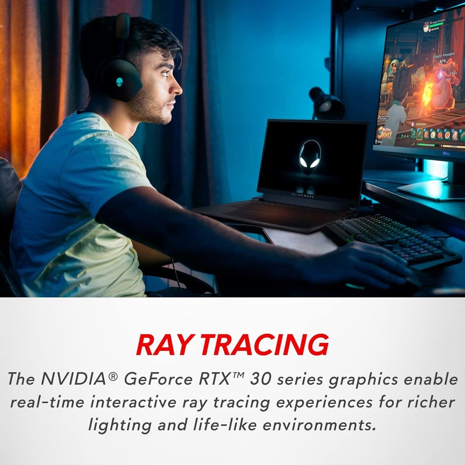 New Dell Alienware M17 R5 17" FHD 480Hz Ryzen 9 6900HX 32GB 1TB SSD RTX 3080 TI - Image 8