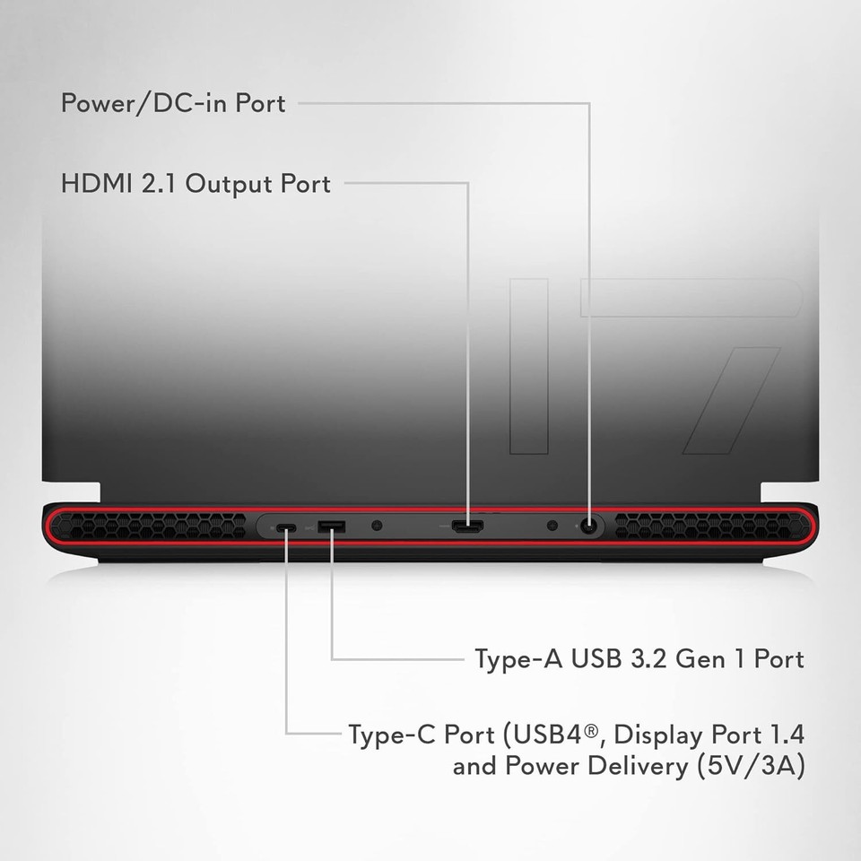 New Dell Alienware M17 R5 17" FHD 480Hz Ryzen 9 6900HX 32GB 1TB SSD RTX 3080 TI - Image 12