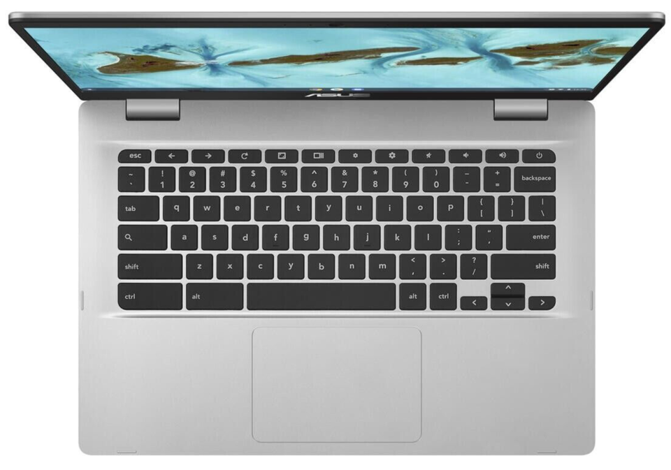 ASUS Chromebook C424MA 14" FHD Celeron N4020 4GB 64GB eMMC Cam Chrome OS Silver - Image 5