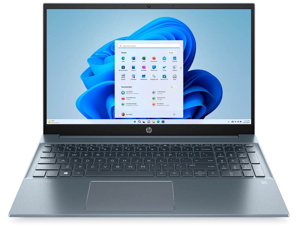 HP Pavilion 15.6" FHD 6-Core Ryzen 5 5500U 16GB Ram 512GB PCIe SSD Webcam Win 11