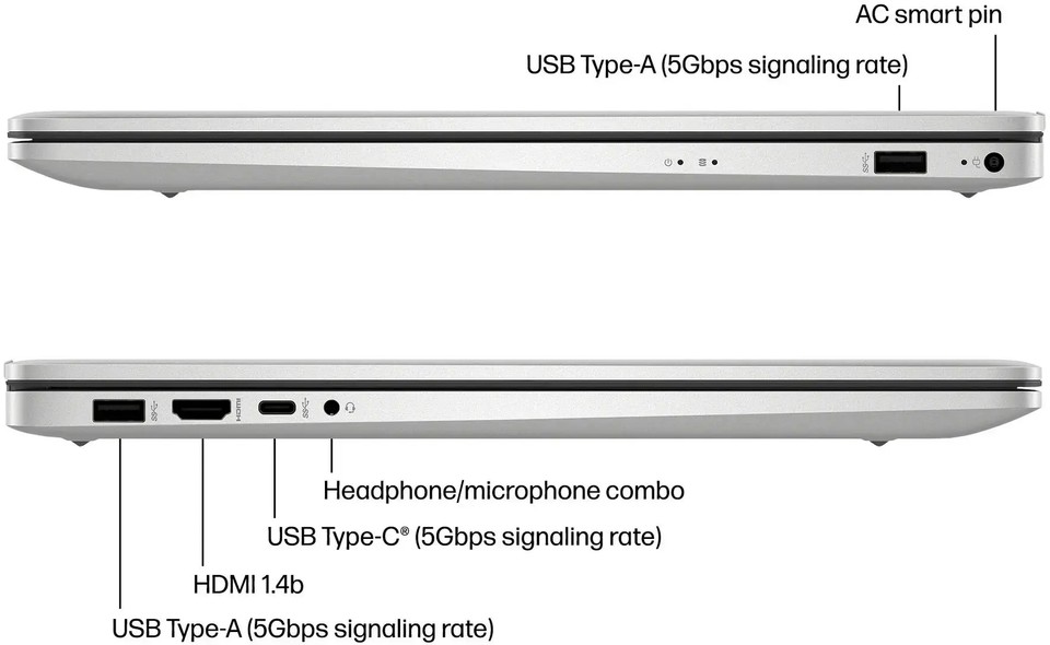 HP 17.3" FHD Student Laptop 6-Core i3-1215U 8GB 256GB PCIe SSD Webcam Windows 11 - Image 6