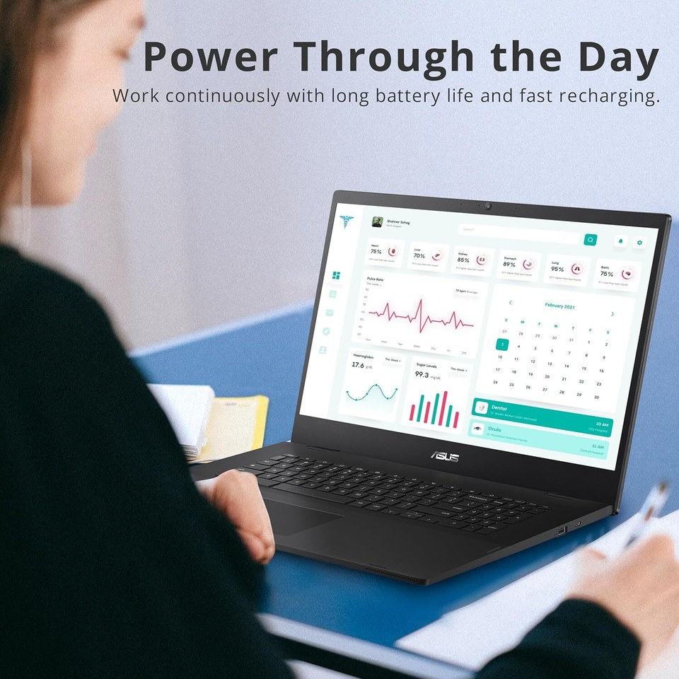 ASUS Chromebook CX1 17.3" FHD Celeron N4500 4GB 128GB eMMC Cam Chrome OS - Image 7