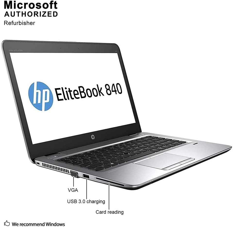 HP Elitebook 840 G3 14" FHD i5-6300U 8GB 256GB SSD Webcam WIFI Win10 Pro - Image 9
