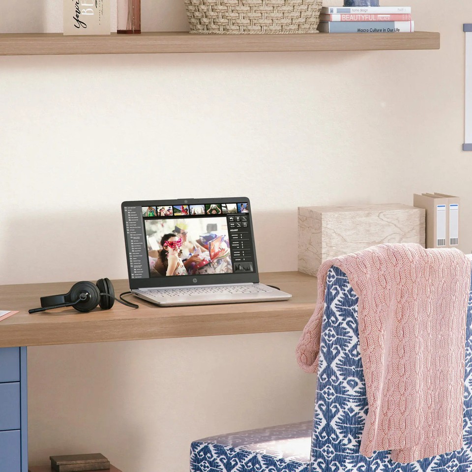 New HP Laptop 14" HD Intel Celeron N4120 8GB 128GB eMMC +MicroSD Office Silver - Image 11