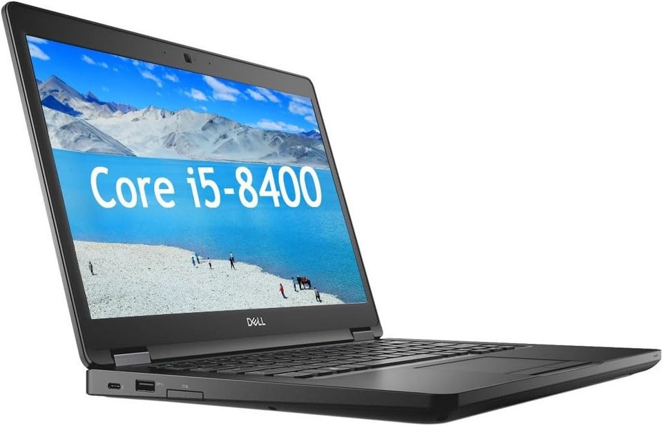 Dell Latitude 5491 14" HD Core i5-8400H 16GB 512GB SSD Webcam Wi-Fi Win 11 Pro