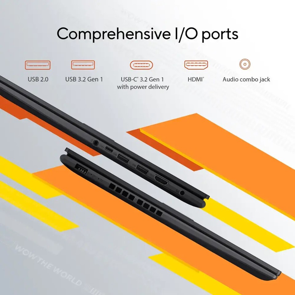 New Asus VivoBook 16" WUXGA 8-Core Ryzen 7 7730U 16GB 1TB SSD Webcam FPR Win 11 - Image 9