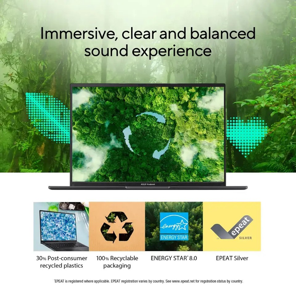 New Asus VivoBook 16" WUXGA 8-Core Ryzen 7 7730U 24GB 1TB SSD Webcam FPR Win 11 - Image 12