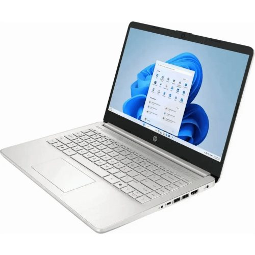 New HP Laptop 14" HD Intel N150 16GB 128GB UFS Webcam Office 365 Win 11 S Silver