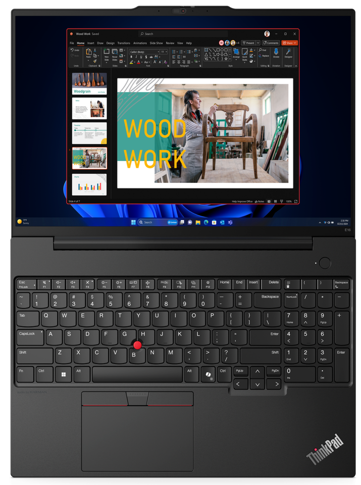 New Lenovo ThinkPad E16 Gen 2 16" FHD+ Ryzen 5 7535U 16GB 1TB SSD CAM FPR W11P - Image 2