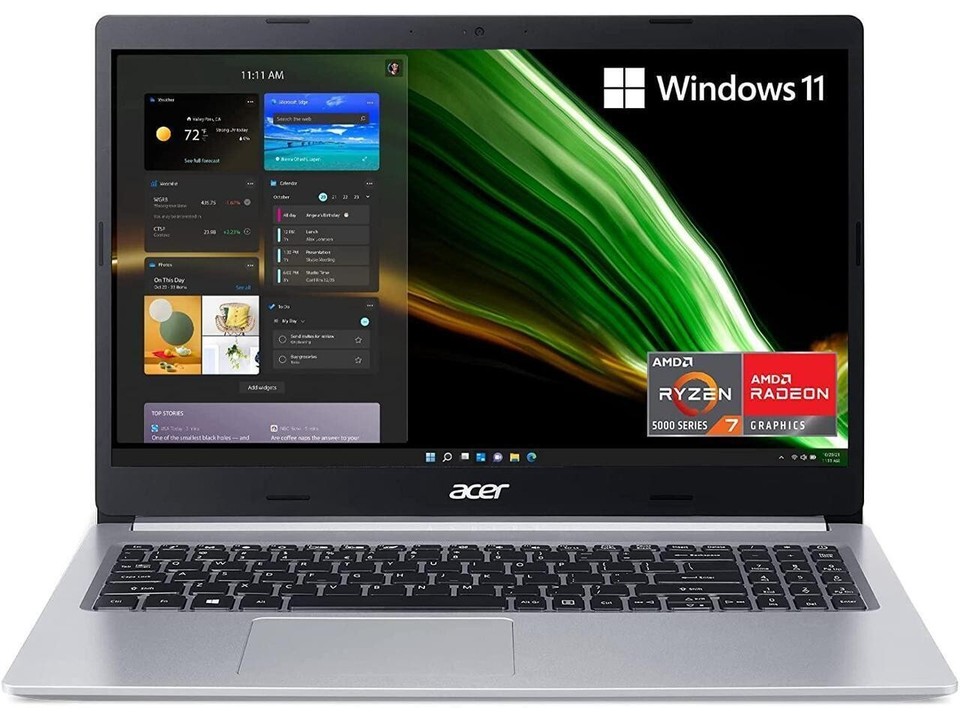 New Acer Aspire 5 Slim 15.6" FHD 8-Core Ryzen 7 5700U 8GB 512GB SSD Cam Win10Pro - Image 2