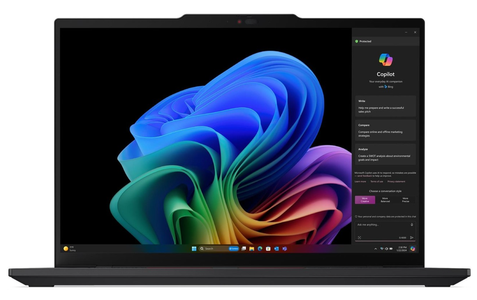 Lenovo ThinkPad T14s Gen 6 14" WUXGA Snapdragon X Elite 32GB 1TB SSD FPReader - Image 5