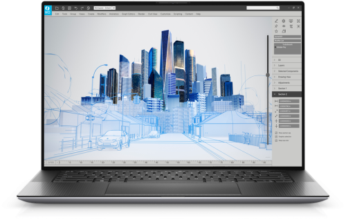 Dell Precision 5560 15.6" UHD+ Touch i7-11850H 32GB 1TB SSD FPRdr Quadro T1200