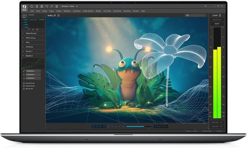 Dell Precision 5570 15.6" UHD+ Touch i7-12800H 16GB 1TB SSD FPR IR Cam RTX A1000 - Image 4