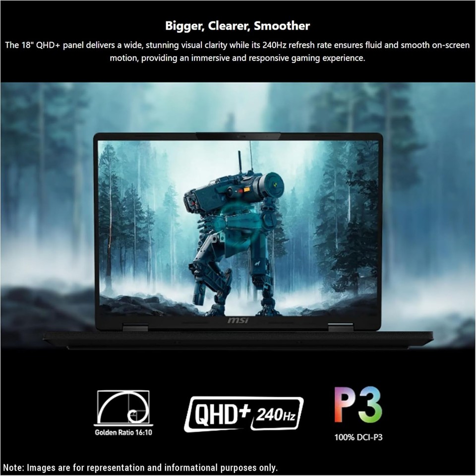 New MSI Crosshair 18 HX AI Gaming 240Hz QHD+ Ultra 9 275HX 32GB 1TB SSD RTX 5070 - Image 8