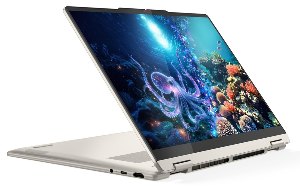 New Lenovo Yoga 7 2-in-1 14" 2K Touch Ryzen AI 5 340 16GB 512GB SSD IR CAM FPR