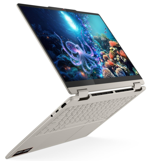 Lenovo Yoga 7 2-in-1 14" 2K Touch Ryzen AI 5 340 16GB 512GB PCIe SSD IR CAM FPR