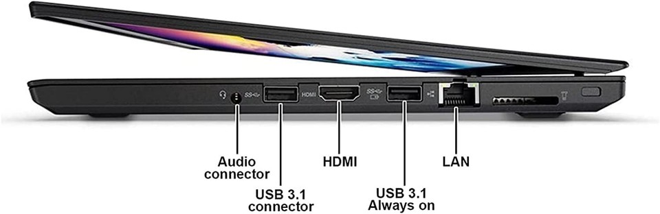 Lenovo ThinkPad T470 14" FHD Touch i5-7300U 16GB 512GB PCIe SSD FPReader W10Pro - Image 5