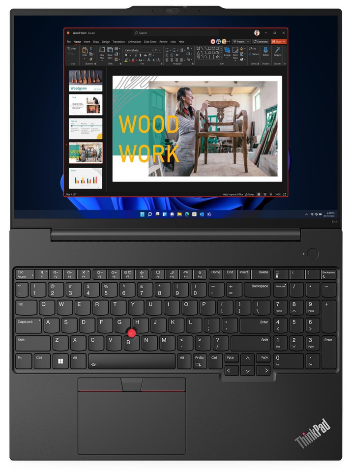 New Lenovo ThinkPad E16 Gen 1 16" FHD+ Core i5-1335U 16GB 256GB SSD FPR Win11Pro