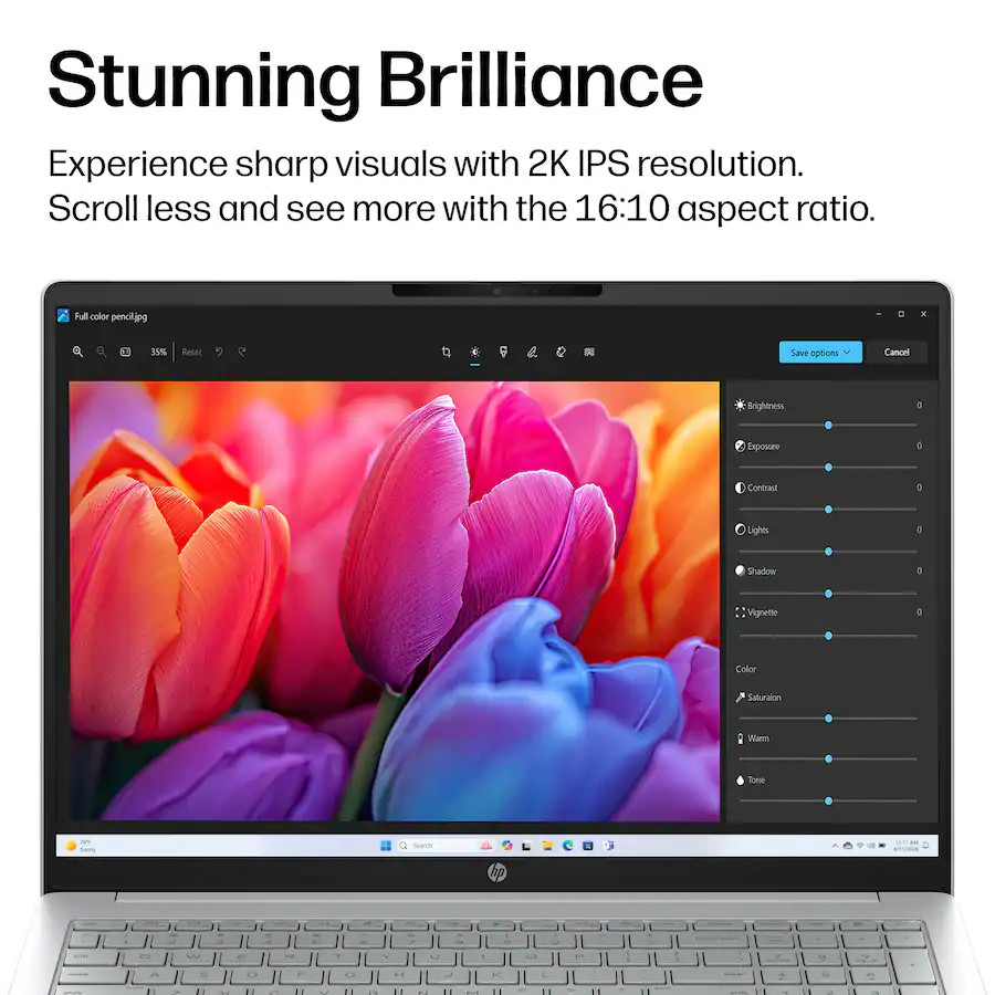 New HP OmniBook 3 16" 2K WUXGA Touch AMD Ryzen 5 40 16GB RAM 256GB SSD Cam W11H - Image 5
