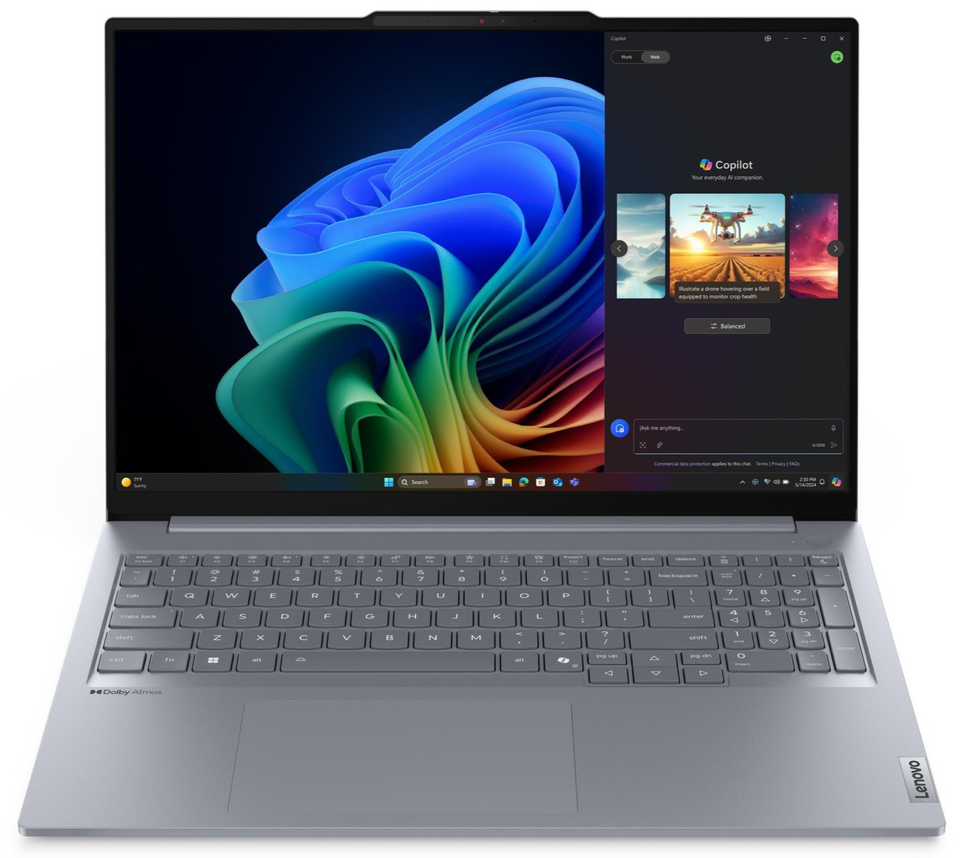 Lenovo ThinkBook G7 16" WUXGA Snapdragon X Plus X1P 16GB 1TB SSD Cam FPR W11P - Image 3