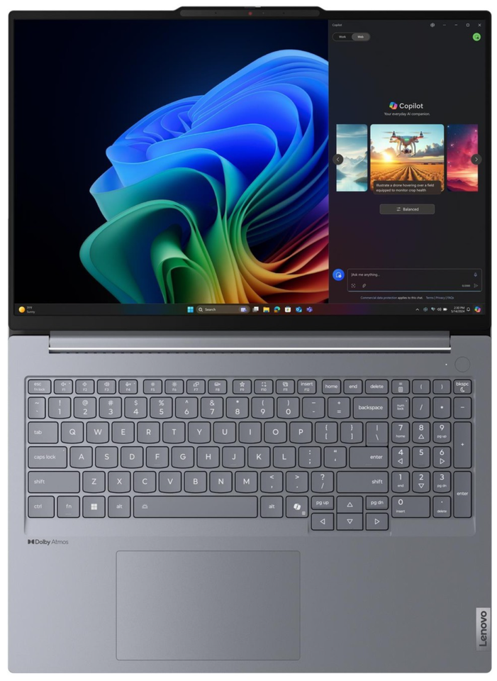 Lenovo ThinkBook G7 16" WUXGA Snapdragon X Plus X1P 16GB 1TB SSD Cam FPR W11P - Image 4
