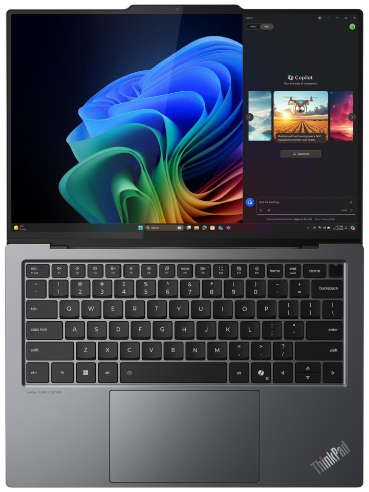 Lenovo ThinkPad X9-14 Gen 1 Aura 14" 2.8K OLED Touch Ultra 7 258V 32GB 1TB FPR - Image 3