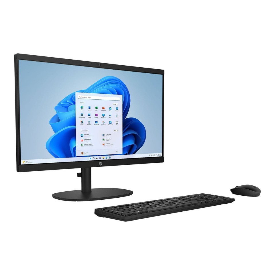 HP All-In-One PC 21.45" FHD Intel Pentium Silver J5040 8GB 128GB SSD Cam Win 11 - Image 2