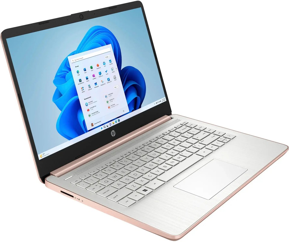 HP Laptop 14" HD Intel Celeron N4120 4GB 128GB eMMC Cam Office 365 Win 11 S Gold - Image 5