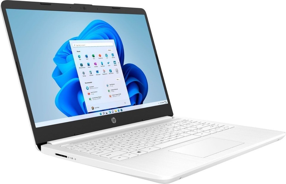 New HP Laptop 14" HD Intel N4500 4GB 64GB eMMC Webcam Office 365 Win 11 S White - Image 2