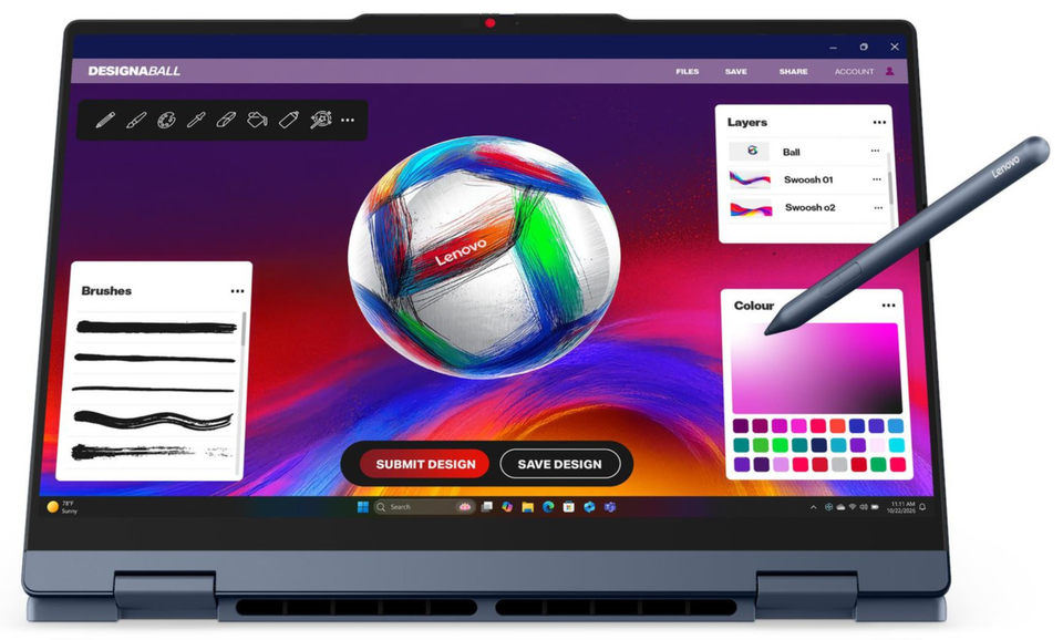 New Lenovo IdeaPad 5 2-in-1 14" WUXGA Touch Ryzen AI 7 445 16GB 512GB SSD Pen - Image 2