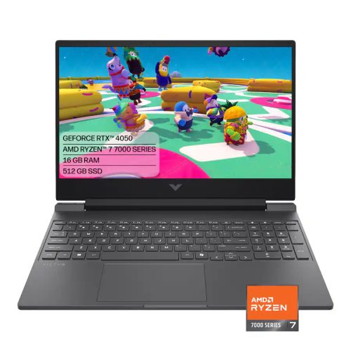 New HP Victus Gaming 15.6" 144Hz FHD Ryzen 7 7445HS 16GB 512GB SSD RTX 4050 W11