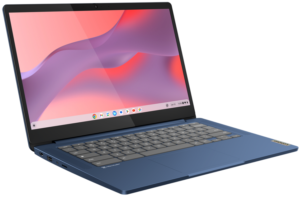Lenovo IdeaPad Slim 3 Chromebook 14" FHD Touch Kompanio 520 4GB 64GB eMMC Blue - Image 4