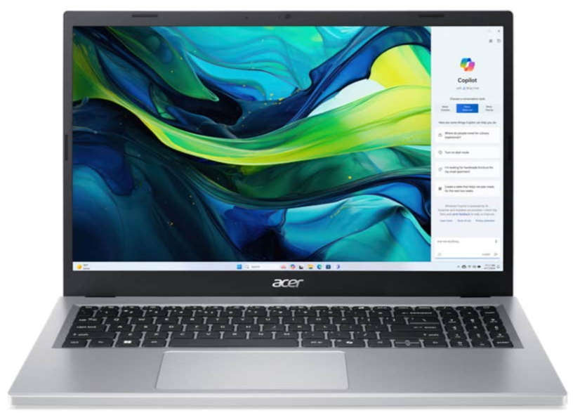 Acer Aspire Go 15.6" FHD 4-Core Ryzen 3 7320U 8GB RAM 128GB SSD Webcam Win 11 - Image 2