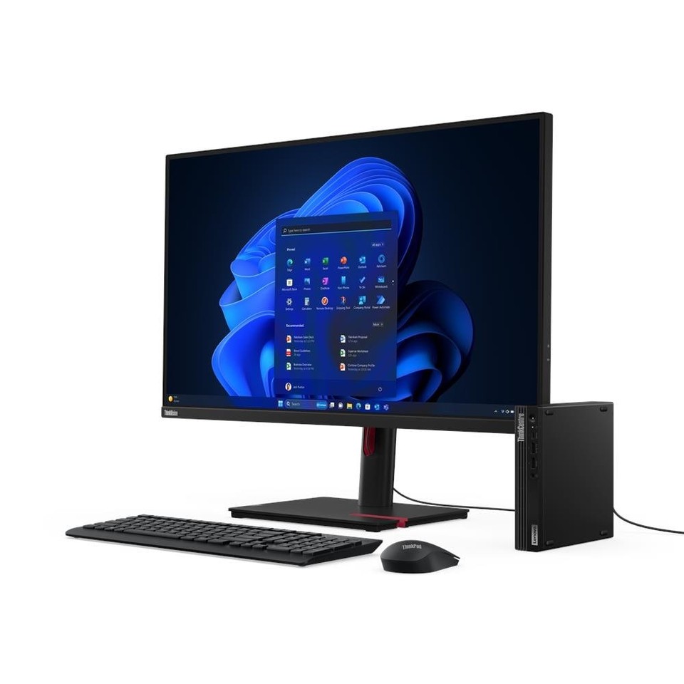 Lenovo ThinkCentre M70q Gen 5 Tiny Core i7-14700T 16GB 1TB Kybd Mouse Wi-Fi 6E - Image 9