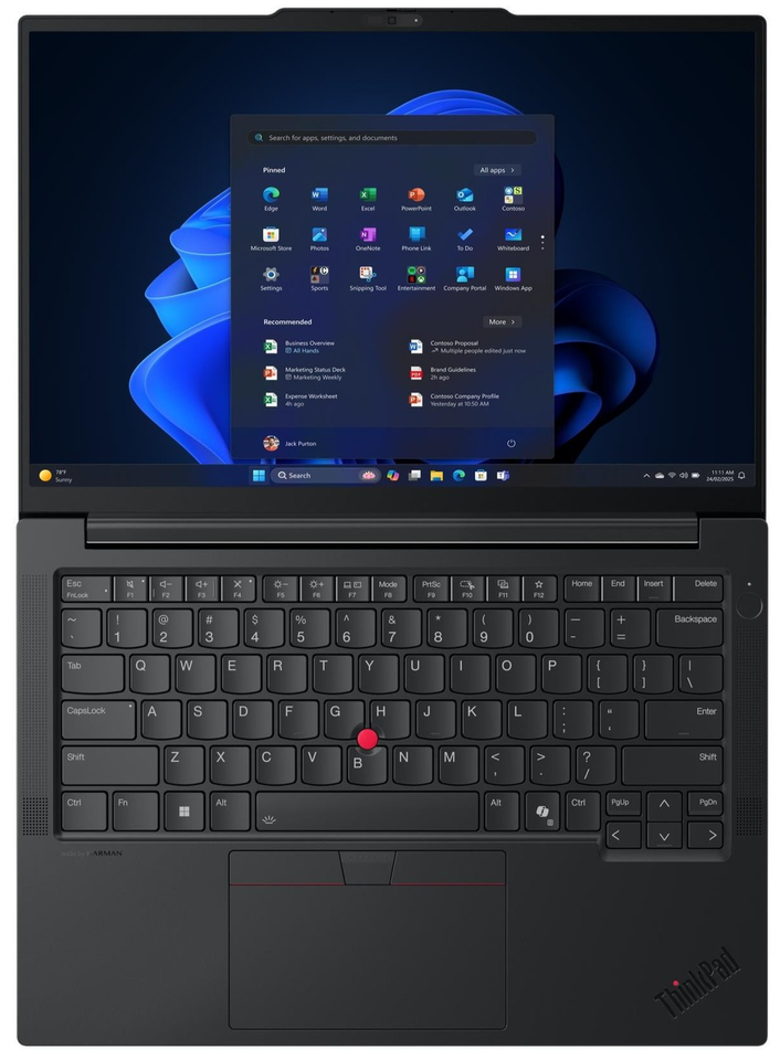 New Lenovo ThinkPad E14 Gen 7 14" WUXGA Core Ultra 7 258V 32GB 512GB SSD FPR Cam