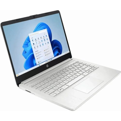 New HP Laptop 14" HD Intel N150 4GB 128GB UFS Webcam Office 365 Win 11 S Silver