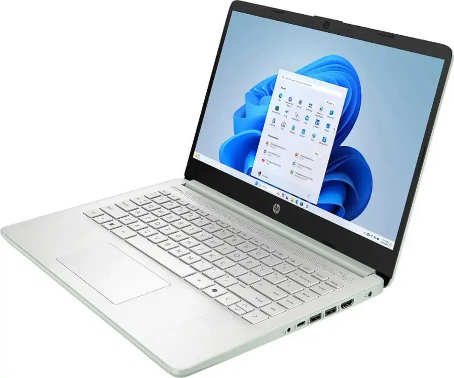 New HP Laptop 14" HD Intel N150 4GB 128GB UFS Webcam Office 365 Win 11 S Green - Image 2