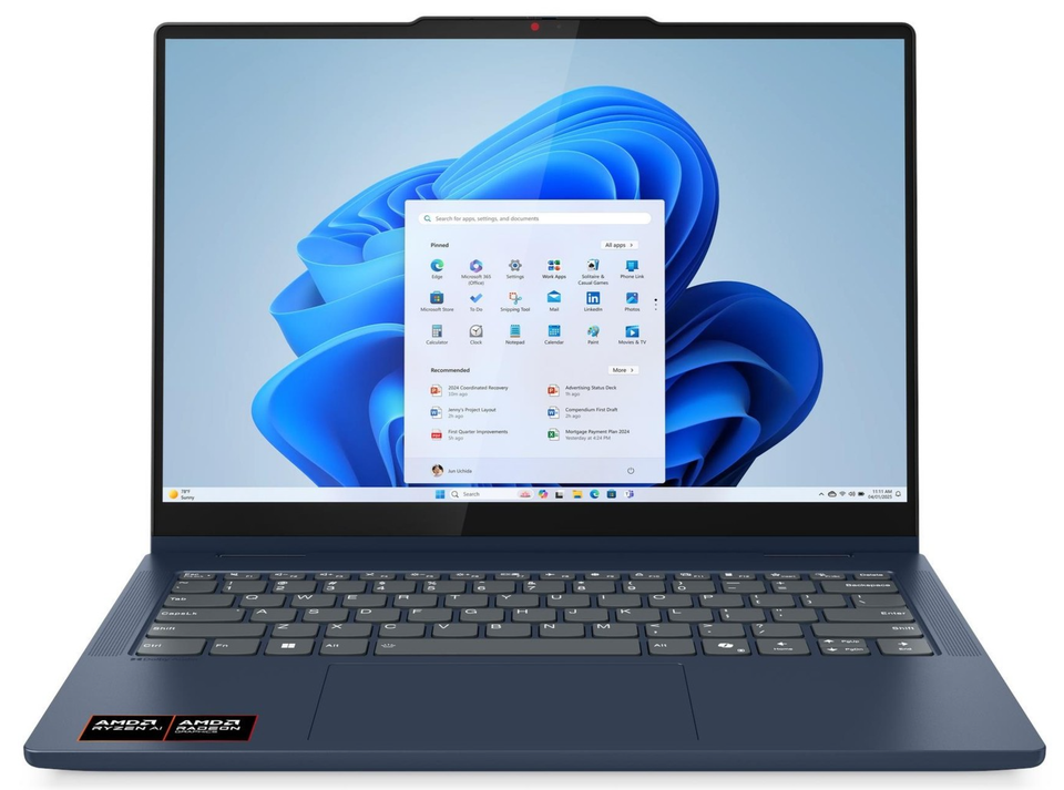 Lenovo IdeaPad 5 2-in-1 14" WUXGA Touch Ryzen AI 5 340 16GB 1TB SSD IR Cam WiFi7 - Image 4