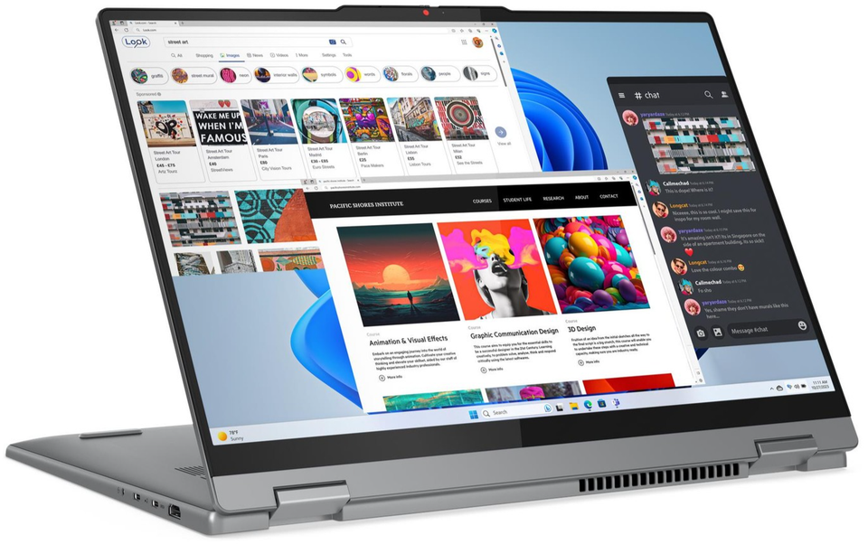 Lenovo IdeaPad 5 2-in-1 16" WUXGA Touch 10-Core 5 120U 16GB 512GB SSD FPReader - Image 2